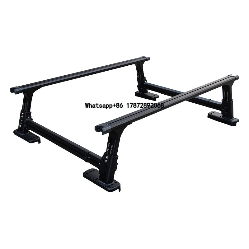 Adjustable Heavy Duty Aluminum Pickup Truck Rack Roof Racks Cross Bars  Easy Installation for Sale Toyata Range
