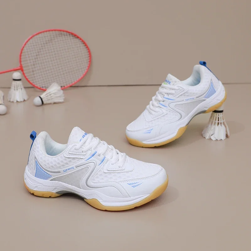 Scarpe sportive da pallavolo in mesh unisex Scarpe da ginnastica da ping pong da uomo traspiranti di grandi dimensioni 45 46 Scarpe da badminton da tennis da donna C9008