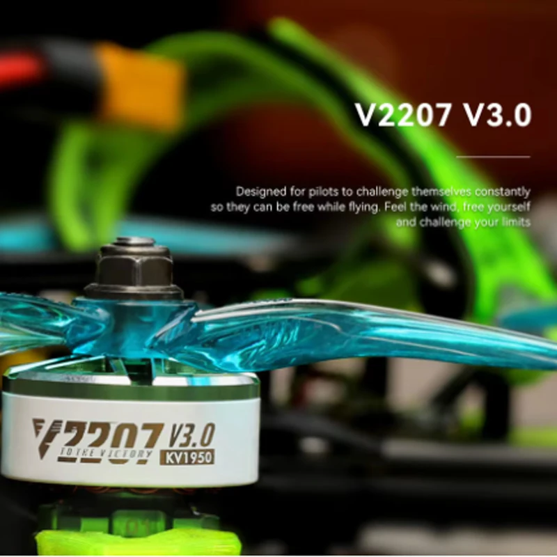 T-Motor Velox V2207 /V2306 V3 1750KV 1950KV 2050KV 6S / 2550KV 4S Brushless Motor for FPV Freestyle Drones DIY Parts