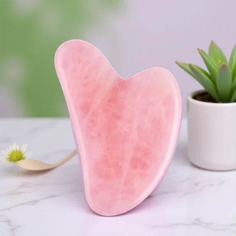 Natural Jade Stone Massage for Face Gouache Scraper Gua Sha Facial Skin Neck Thin Face Lifting Anti Wrinkle Massage Tool Guasha