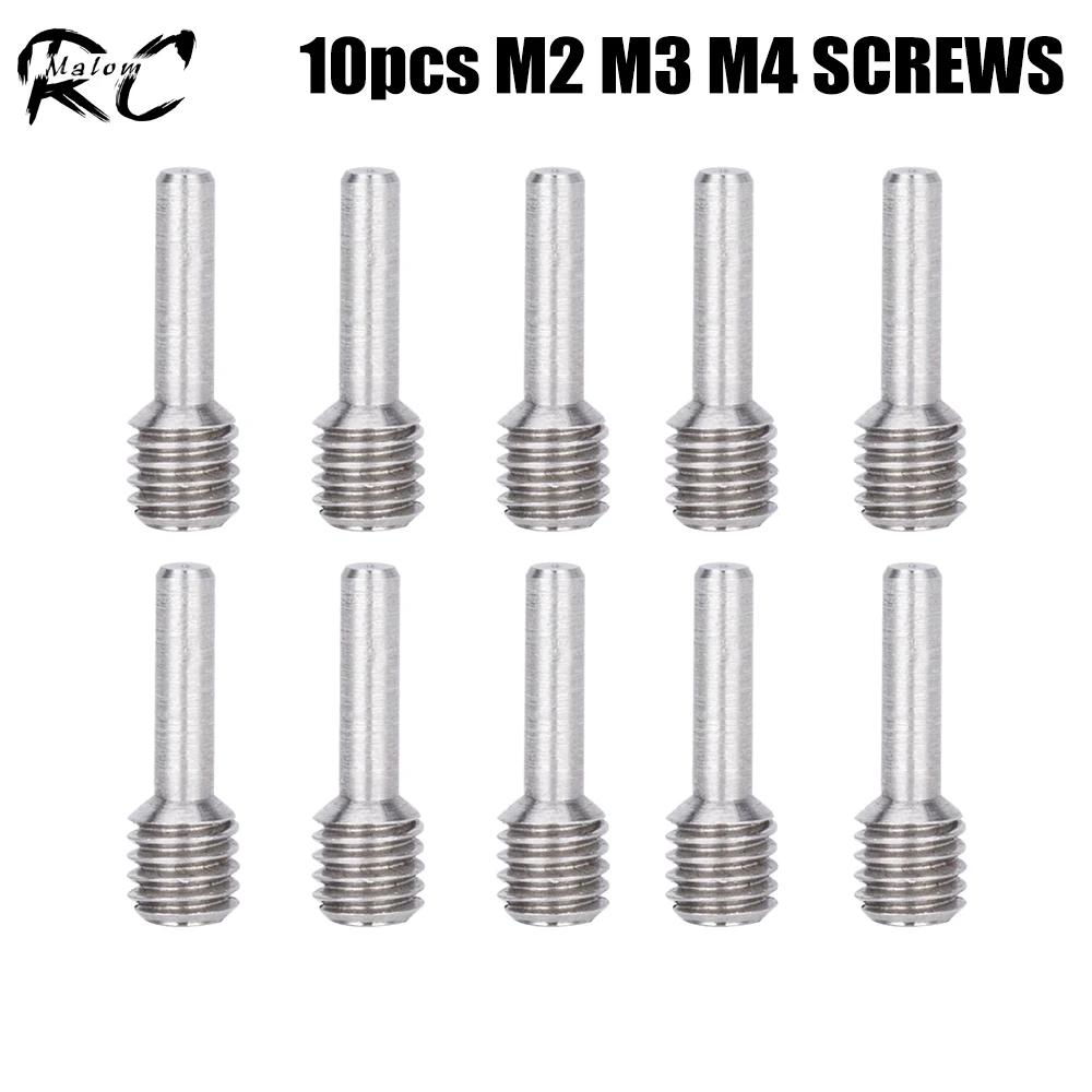 

RC Screw Set 10Pcs M2 M3 M4 Axle Bolt Kit for Crawler Car, Axial SCX10 TRX-4 Front Rear Bumper Driveshaft Pin Screws