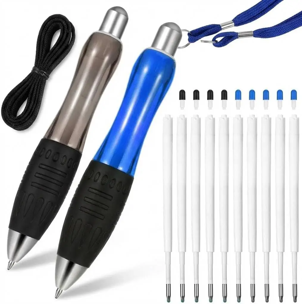 Ergonomic Fat Grip Pens 14pcs - Large Barrel Writing Aids for Arthritis Tremor | 1