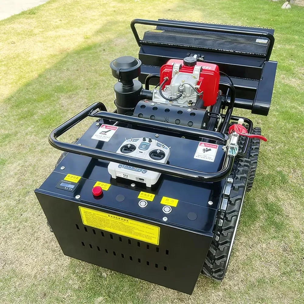 Premium Remote Control Heavy Duty Lawn Mower All-Terrain Adaptability for Agricultural Use