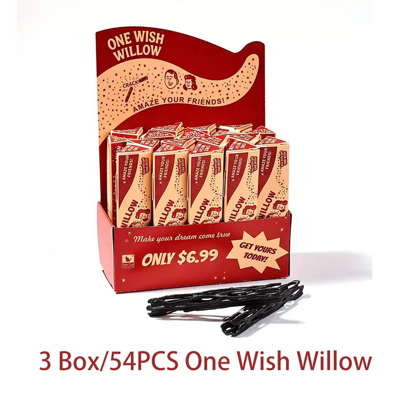 11cm One Wish Willow 3D-gedruckter Obsession Stick, Gebetsversprechen, zerbrechlicher Glückssymbol mit Retro-Box, Hochzeit, Geburtstag, Weihnachten, Requisit – Detail 11