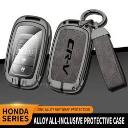 Fashion Car Key Case Cover for Honda Crv Binzhi Ling Pai XRV Xiangyu Smart Remote Protector Keychain Interior Accessories