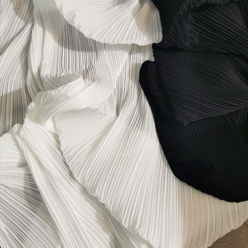 High Quality Pleated and Wrinkled Three-dimensional Texture Fabric Designer Clothing Dress Fabricsewing Handmade DIY Materials