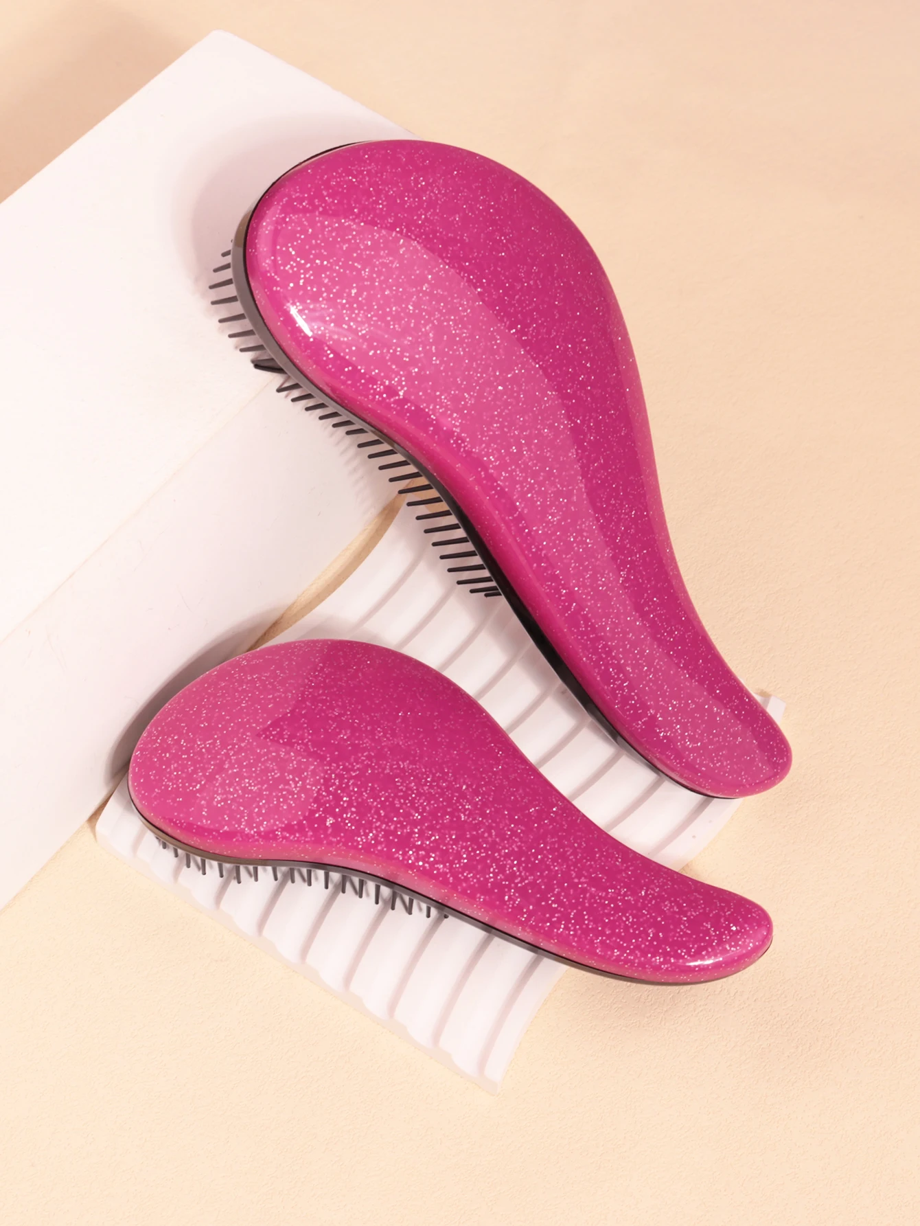 

2pc Detangling Hair Brushes for Women&Men，Large and Small Brushes,Detangler Brush for Curly, Straight，Special for real hair wigs