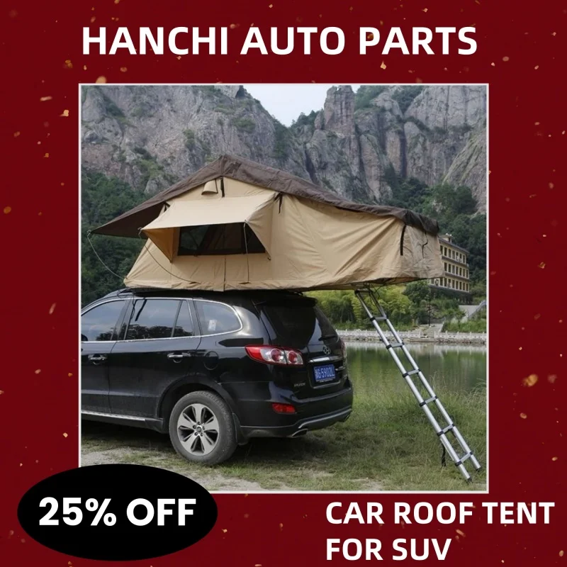 

HANCHI Car Roof Tent For SUV Off-Road Outdoor Travel Road Trip Camping Car Tent Car Side Tent Weather-Proof Roof Tent