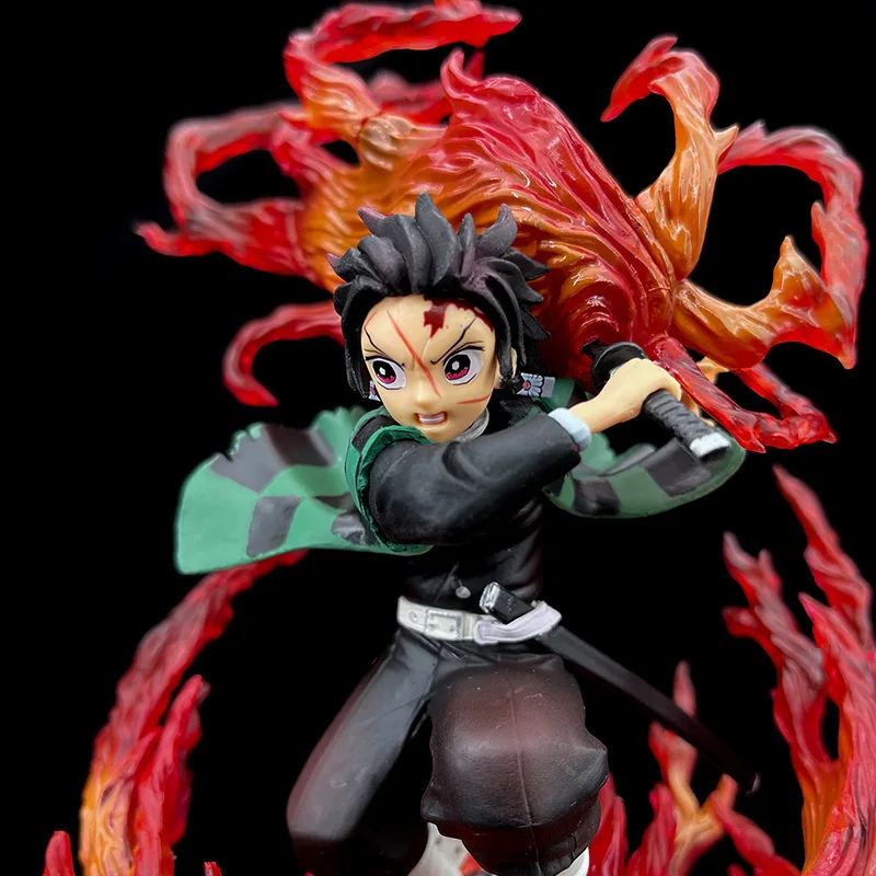 22cm Kimetsu No Yaiba Figurka anime Figuarts Zero Tanjiro Kamado Hinokami Kagura Figurka akcji Demon Slayer Figurka Model Prezenty