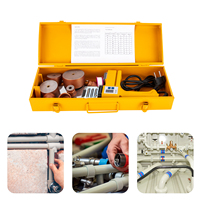 1000W 220V Water Pipe Welding Machine European Standard Pipe Welding Tool Welder Kit For Thermoplastic Pipes PPR PE PP