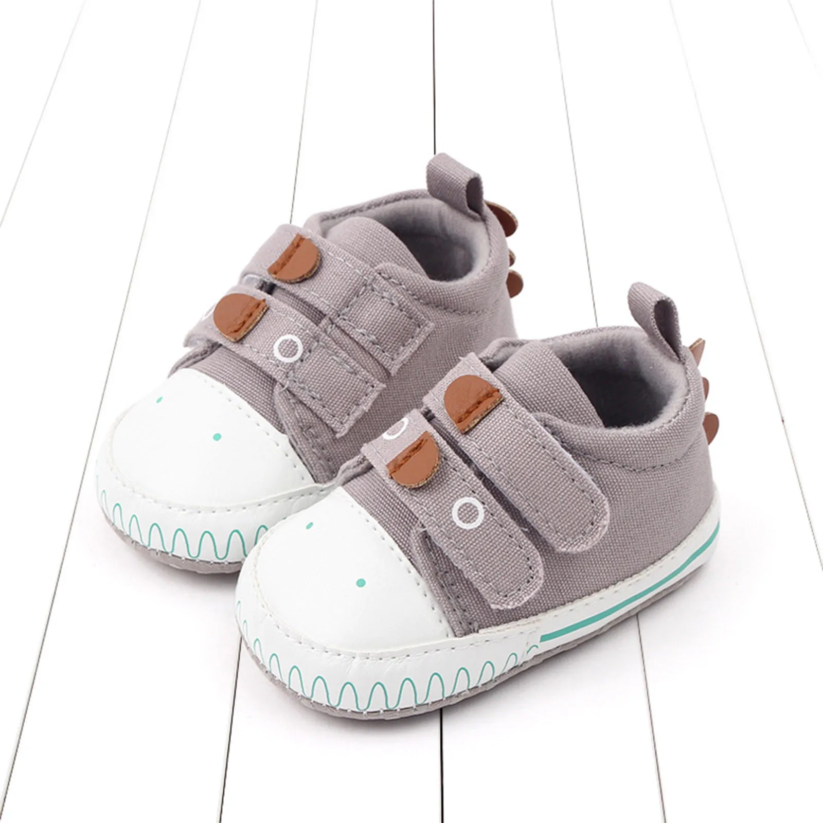 Spring Autumn Baby Toddler Shoes Boys Girls Flat Soles Light Comfortable Hook Loop Canvas Shoes 2023 New Arrival Baby Sneakers