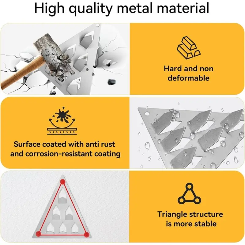 VEHO-12 Pack Surfacemount Impaler أجهزة تركيب اللوحة الصوتية للوحات الحائط العازلة للصوت