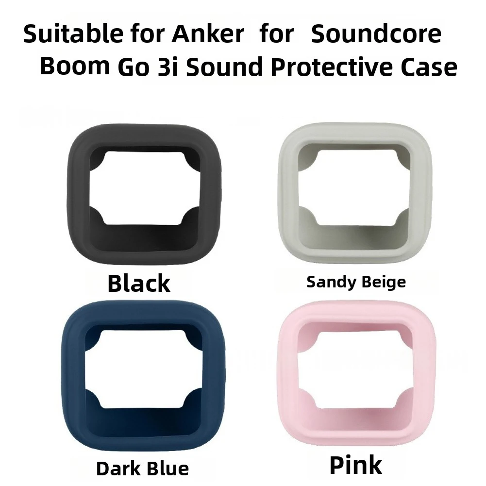 Silicone Protective Cover For Anker For Soundcore Boom GO 3i Anti-drop Soft Shell Speaker Case Sleeve For Outdoor Travel - view 6