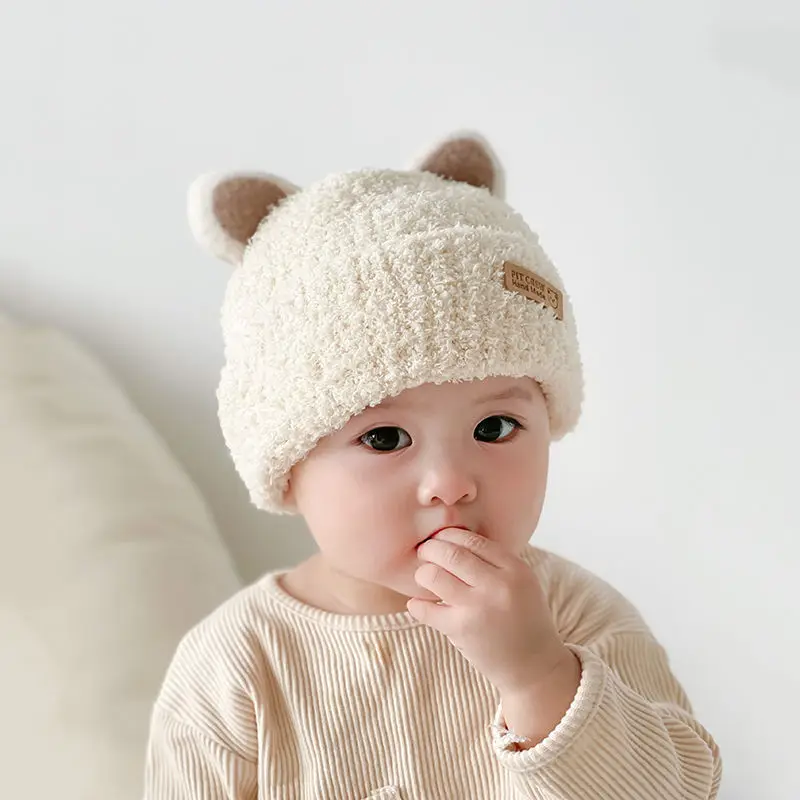 

Candy Color Beanies for Child Knit Baby Cap Winter Baby Hat for Girls Infant Hat Warm Toddler Hat Boy Cap