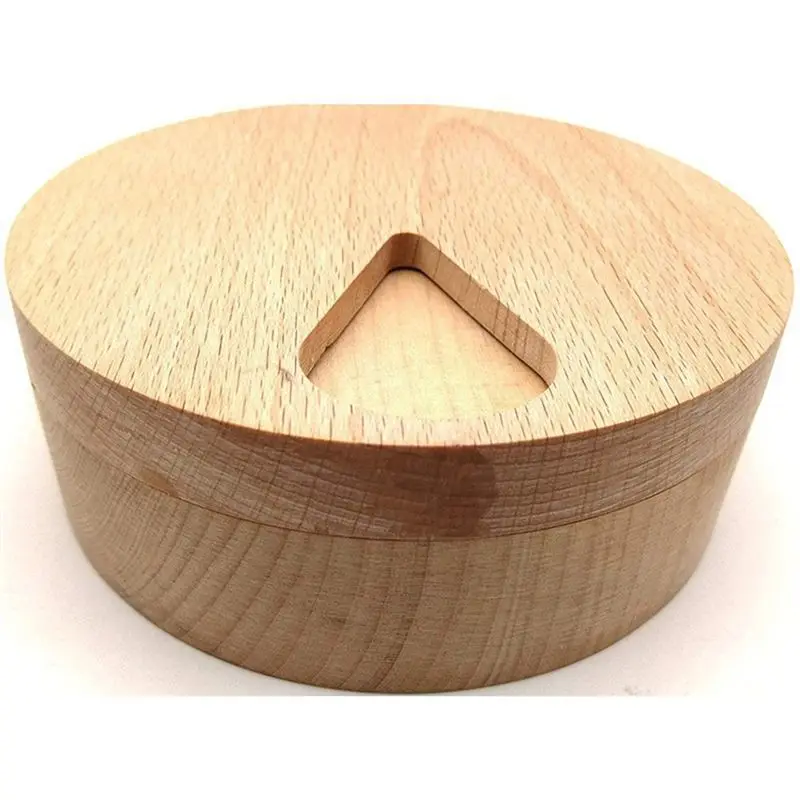 SEWS-7 Days Weekly Wooden Storage Box Compartment Medicine Tablet Dispenser Splitters Organizer
