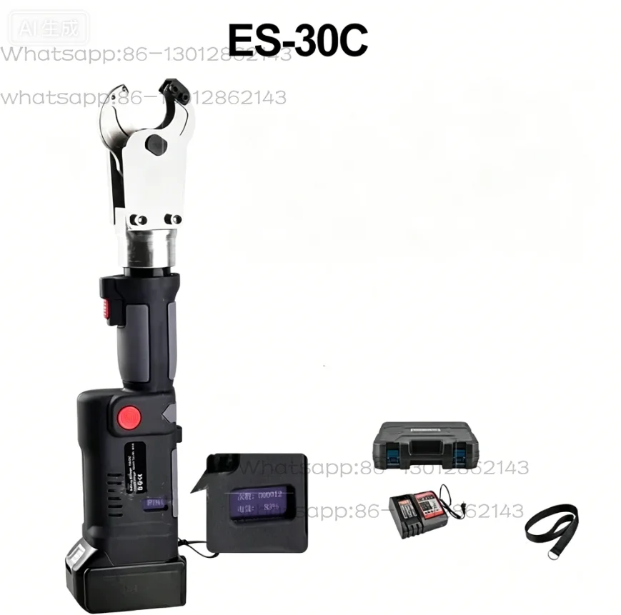 

ES-300 Rechargeable Electric Hydraulic Pliers ES-400 Cable Cutting Copper Aluminum Terminal Crimping Stainless Steel Pipe ES-30C