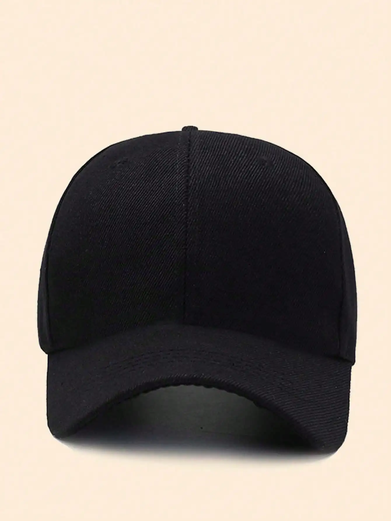 

1pc Solid Color Women's Baseball Cap For Outdoor Sun Protection Casual