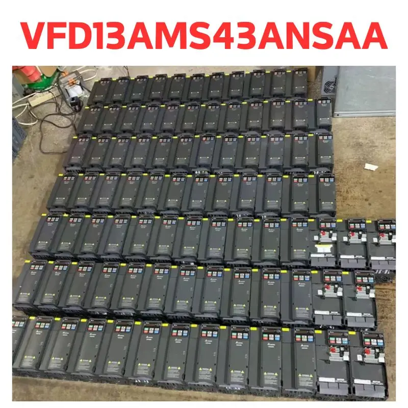 second-hand      inverter      VFD13AMS43ANSAA, function well   Tested well and shipped quickly