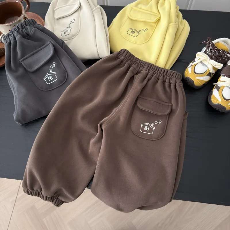 RAISE 1-12 Jahre Kinder Jungen Hosen Herbst Cartoon Bedruckte Kinder Jungen Jogginghosen Lose Vielseitige Elastische Taille Junior Mädchen Hose – Detail 3
