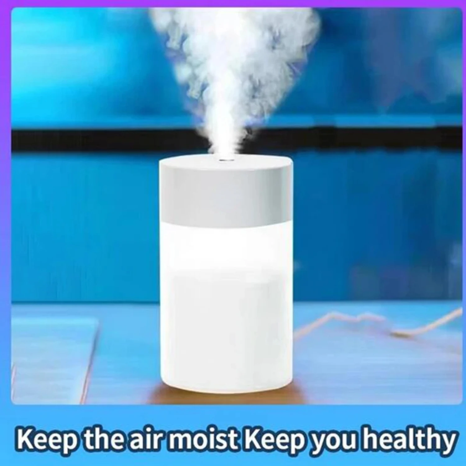 

Air Humidifier Ultrasonic Mini Aromatherapy Diffuser Portable Sprayer USB Essential Oil Atomizer Lamp Car