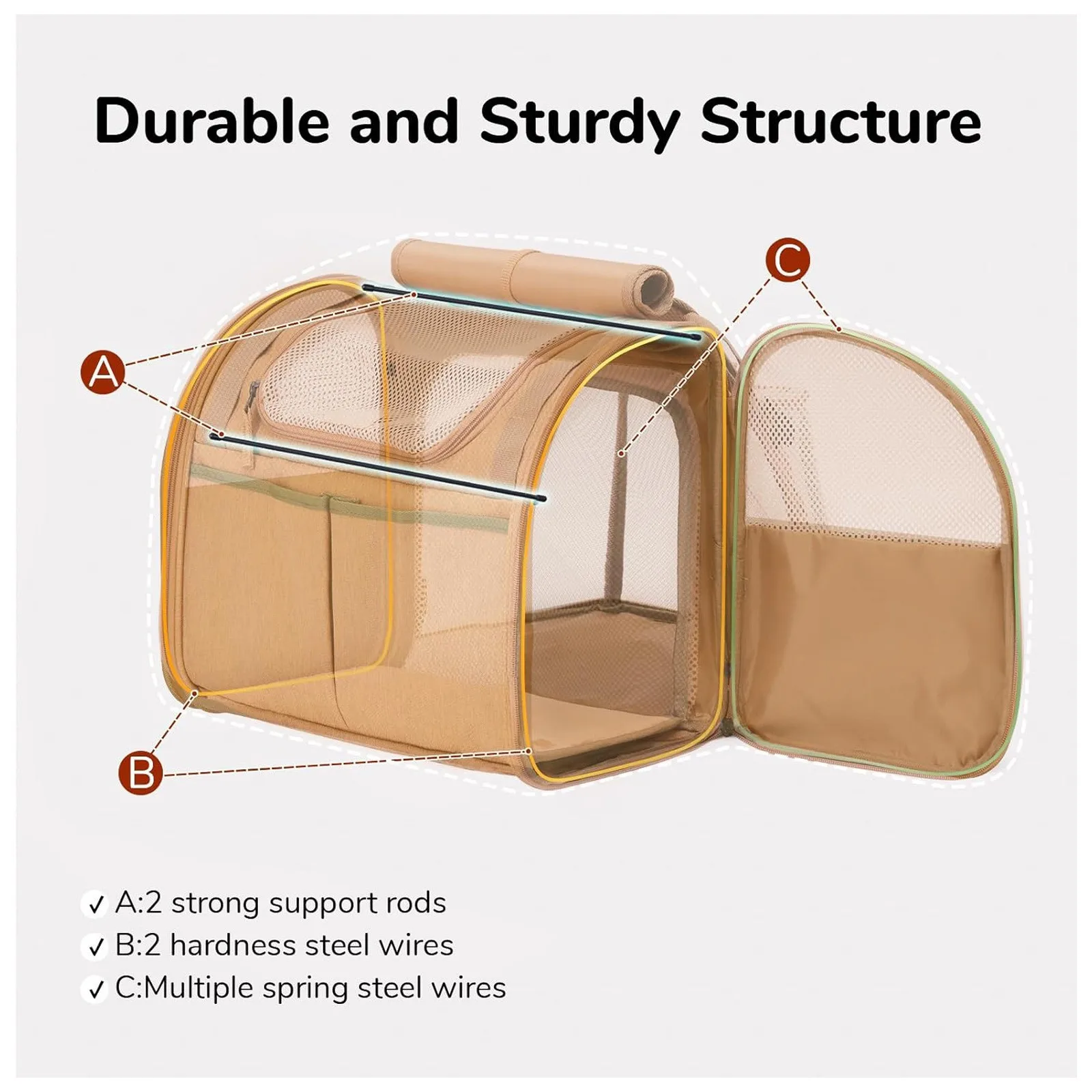 Cat bag expandable, breathable, portable for outdoor use, large space cat backpack, space capsule pet bag, dog bag  pet backpack