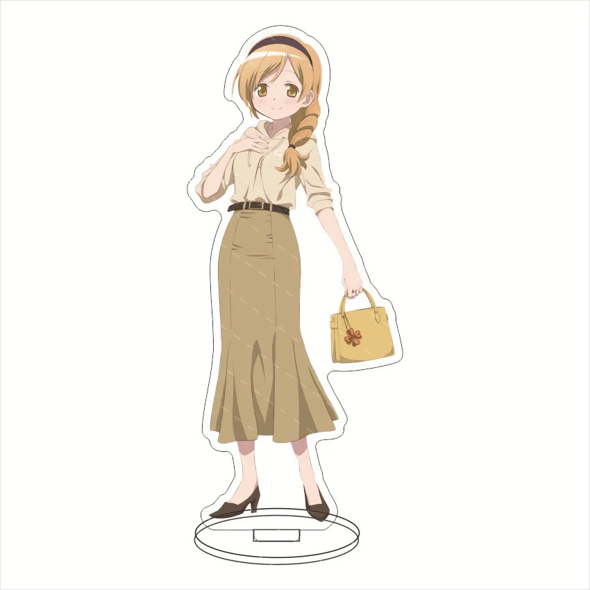 16CM Anime Figure Puella Magi Madoka Magica Kaname Madoka Miki Sayaka Akemi Homura Tomoe Mami Cos Acrylic Stand Ornaments view 4