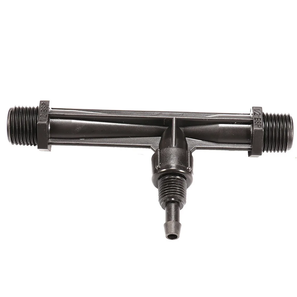 Efficient Agricultural Venturi Injector for 1/2 Inch Connections Sturdy Plastic for Reliable Fertilizer Injection