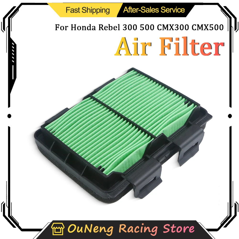 Motorcycle Air Filter For Honda Rebel 300 500 CMX300 CMX500 CRF250L CRF250LA CRF250RLA CRF 250L/M/RLA Rally 17220-KZZ-900