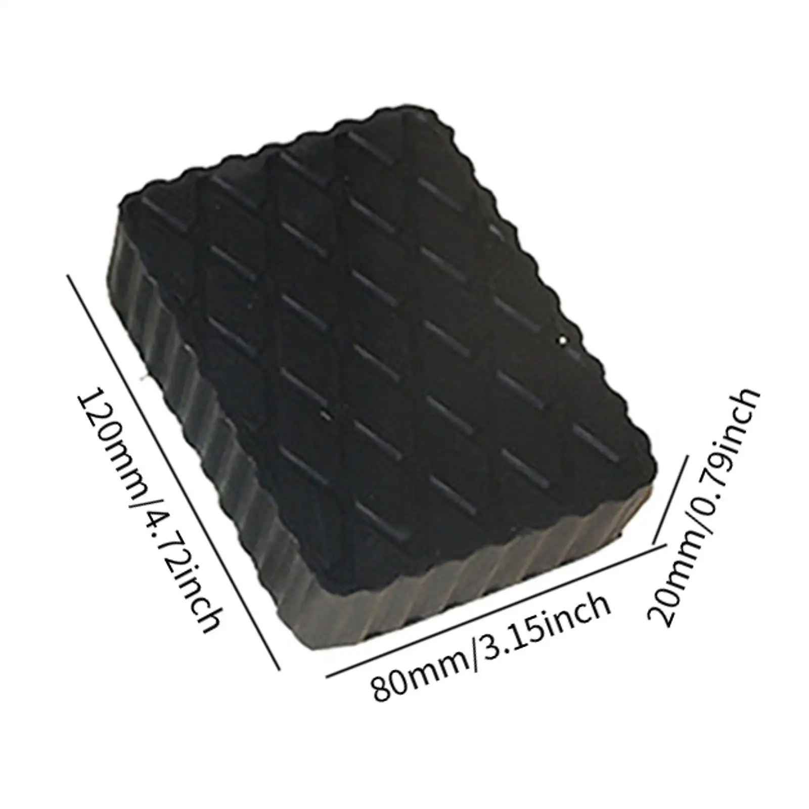 2 قطعة منصات رافعة السيارة عامة منصات رفع السيارة مريحة المضادة للانزلاق وسائد مطاطية الحصير المطاط منصات مطاطية ل Rvs الطابق جاك #6