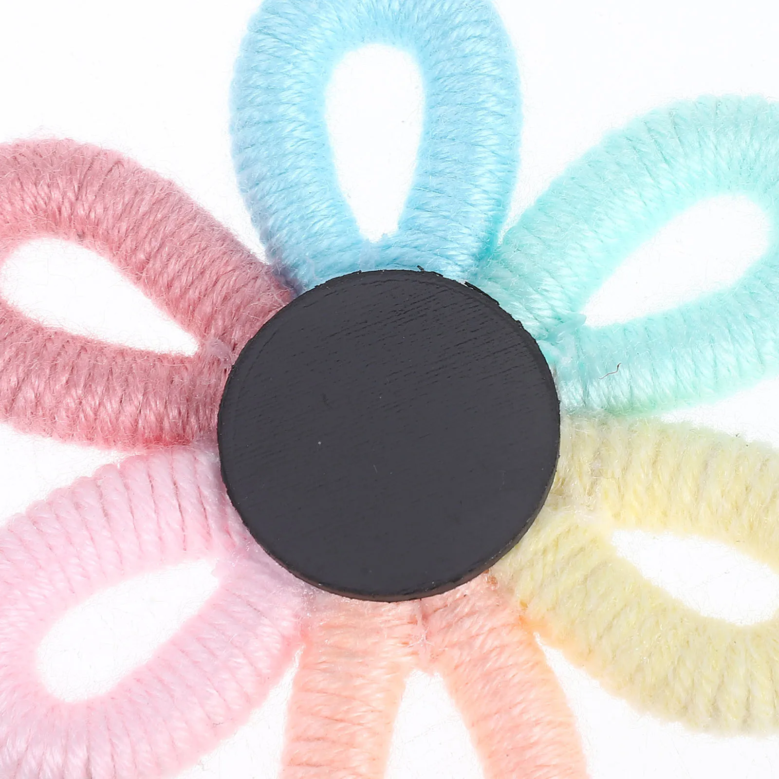 3Pcs Cute Refrigerator Magnets Rainbow Flower 3D Magnetic Decorative Stickers Practical Home Kitchen Accessory