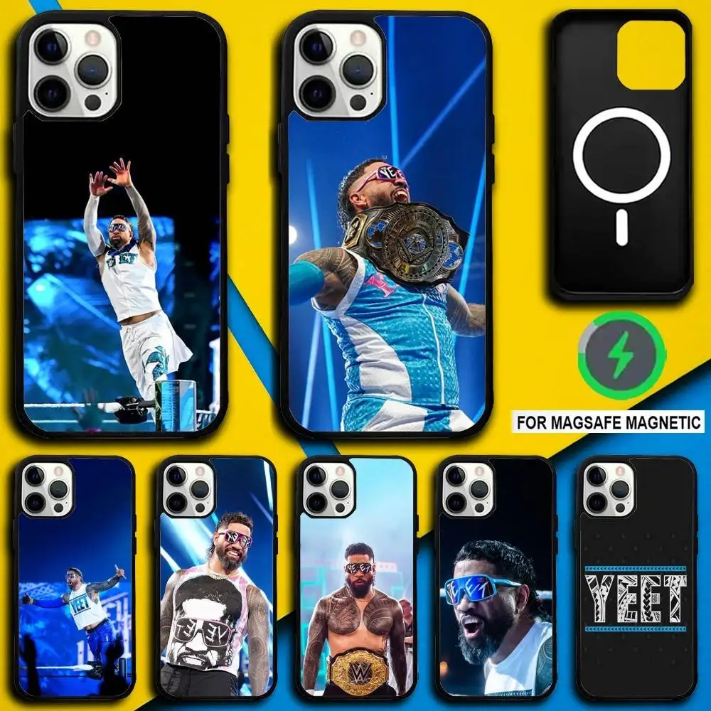 

J-Jey U-Uso YEET Phone Case For iPhone 16,15,14,13,12,11,Pro,Max,Plus,Mini,SE4,E Magnetic Magsafe Wireless Charging