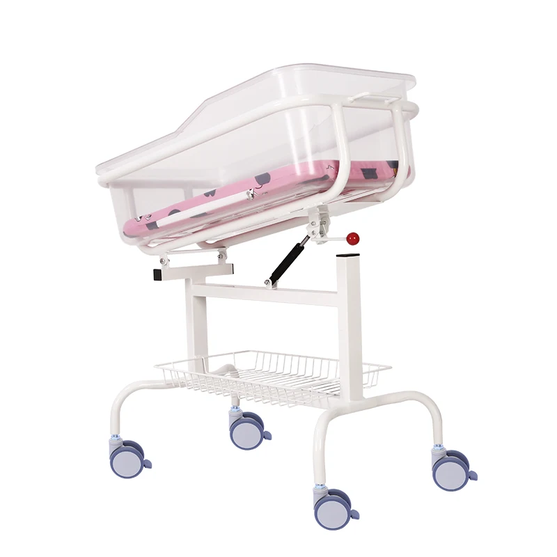 Luxury Hospital Baby Bassinet, Medical Hospital Baby Bed plastic Infant Crib