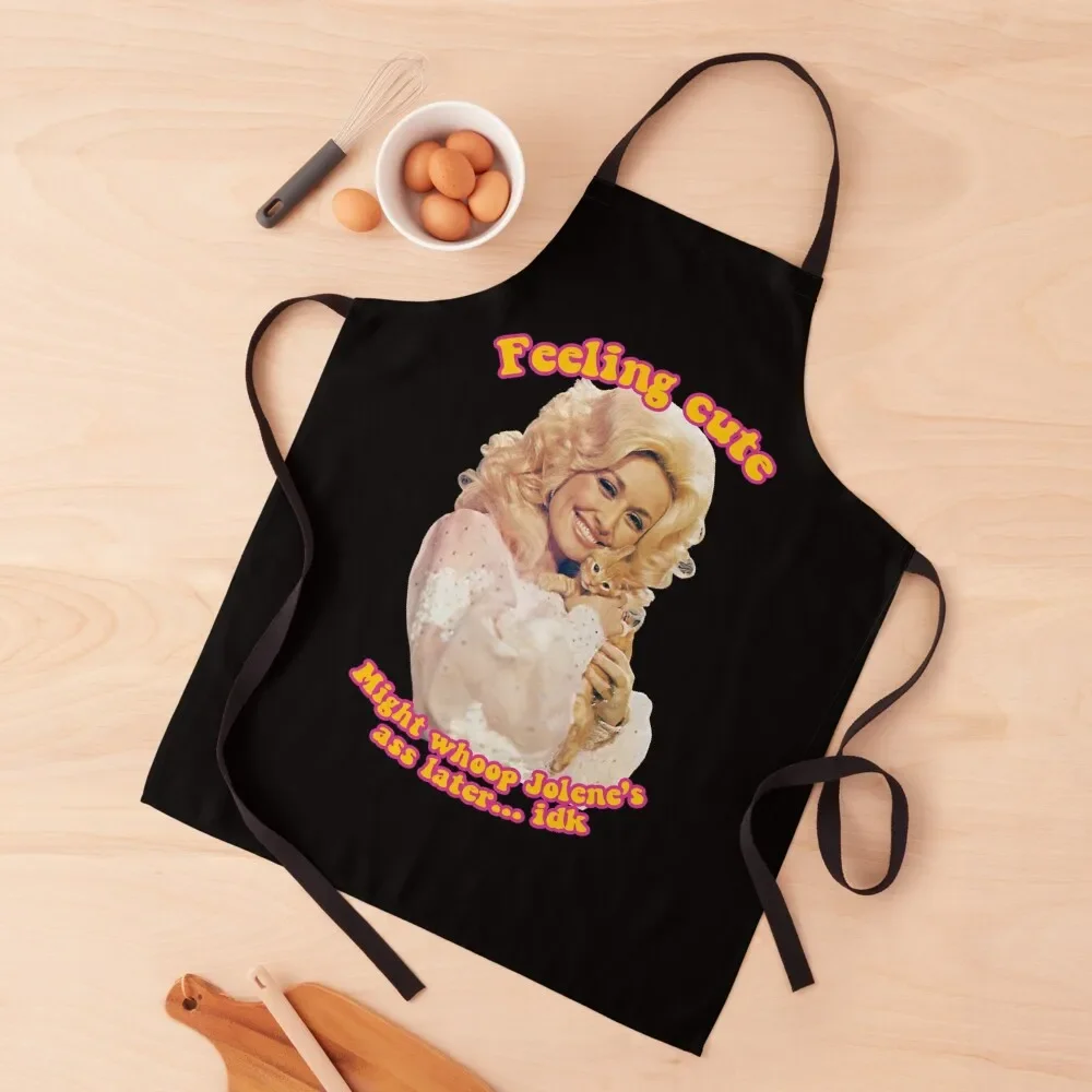 

feeling cute dolly lover fan men women Apron Manicurists Woman Work Kitchen And Home Items for kitchen useful Apron