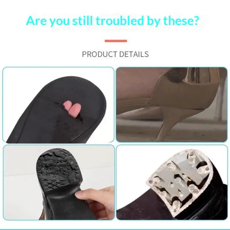 1 Meter Rutschfeste Schuhpolster Sohlenschutz EVA Leichtgewichtige Klebende Anti-Rutsch-Pads für High Heels Schuhgriff Sohlenunterbodenschutz – Detail 10