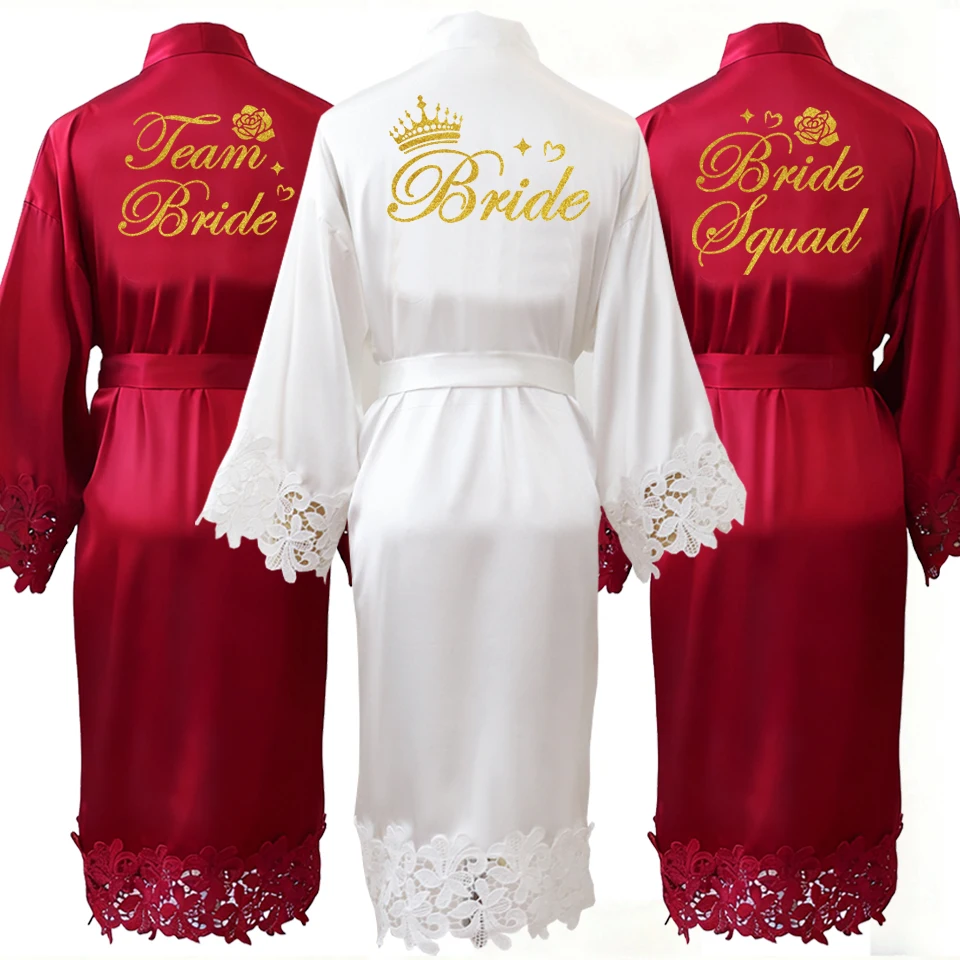 

Элегантный кружевной свадебный халат для невесты, свадебный халат, свадебные халаты для невесты, женский девичник, девичник