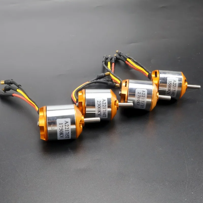 XXDA2217 950/1100/1250/1500/1750/230/2700/3500KV Outrunner Brushless Motor für RC-Flugzeuge, Quadcopter und Multirotoren