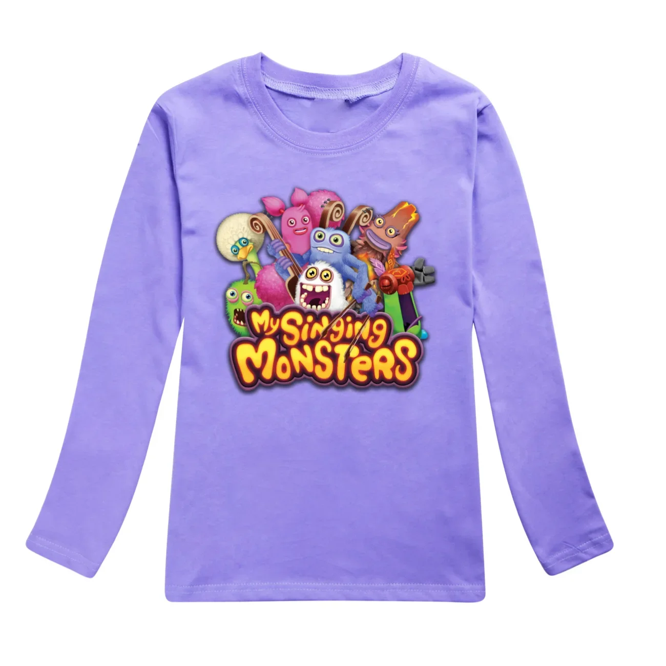 MY SINGING MONSTERS T Shirt Kids Long Sleeve Tops Baby Girls Cartoon T-shirt Children Clothing Unisex Boys Cotton Casual Tshirts