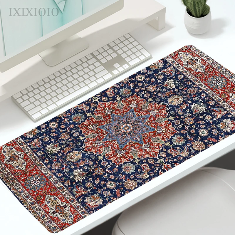 Bonito mouse pad persa para casa, tapetes de mesa, tapete antiderrapante, PC e desktop, XL grande HD Mousepad, XXL, novo