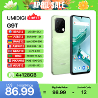 UMIDIGI G9T Android 14 Smartphone UNISOC T606 4GB 128GB 6.75” Water Drop HD+ Display 13MP Camera 5000mAh Battery 2SIM Cellphone