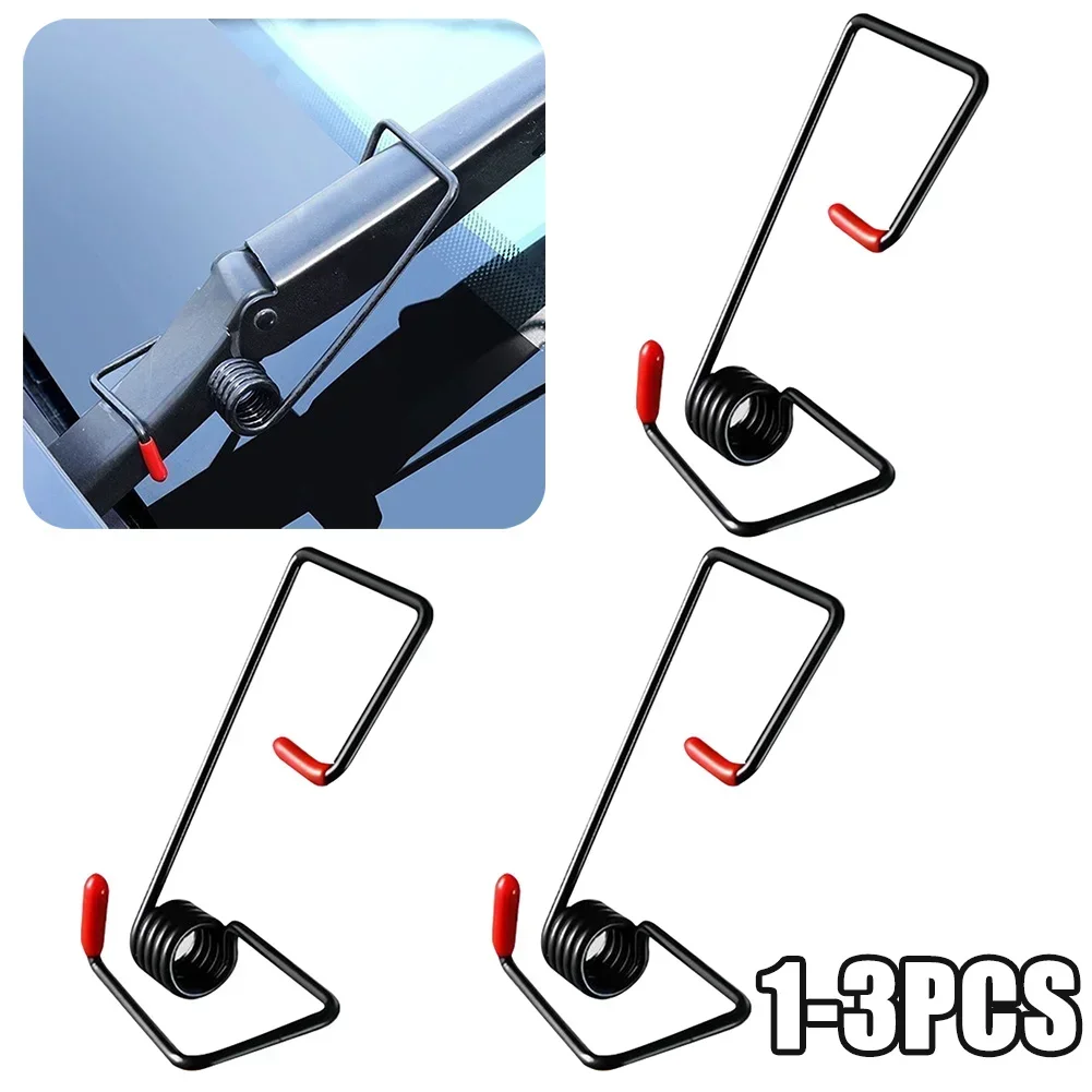 

1-3Pcs Car Intelligent Windshield Wiper Arms Booster Spring Alloy Rubber Wipers Spring Auto Replaceable Parts Tools Universal