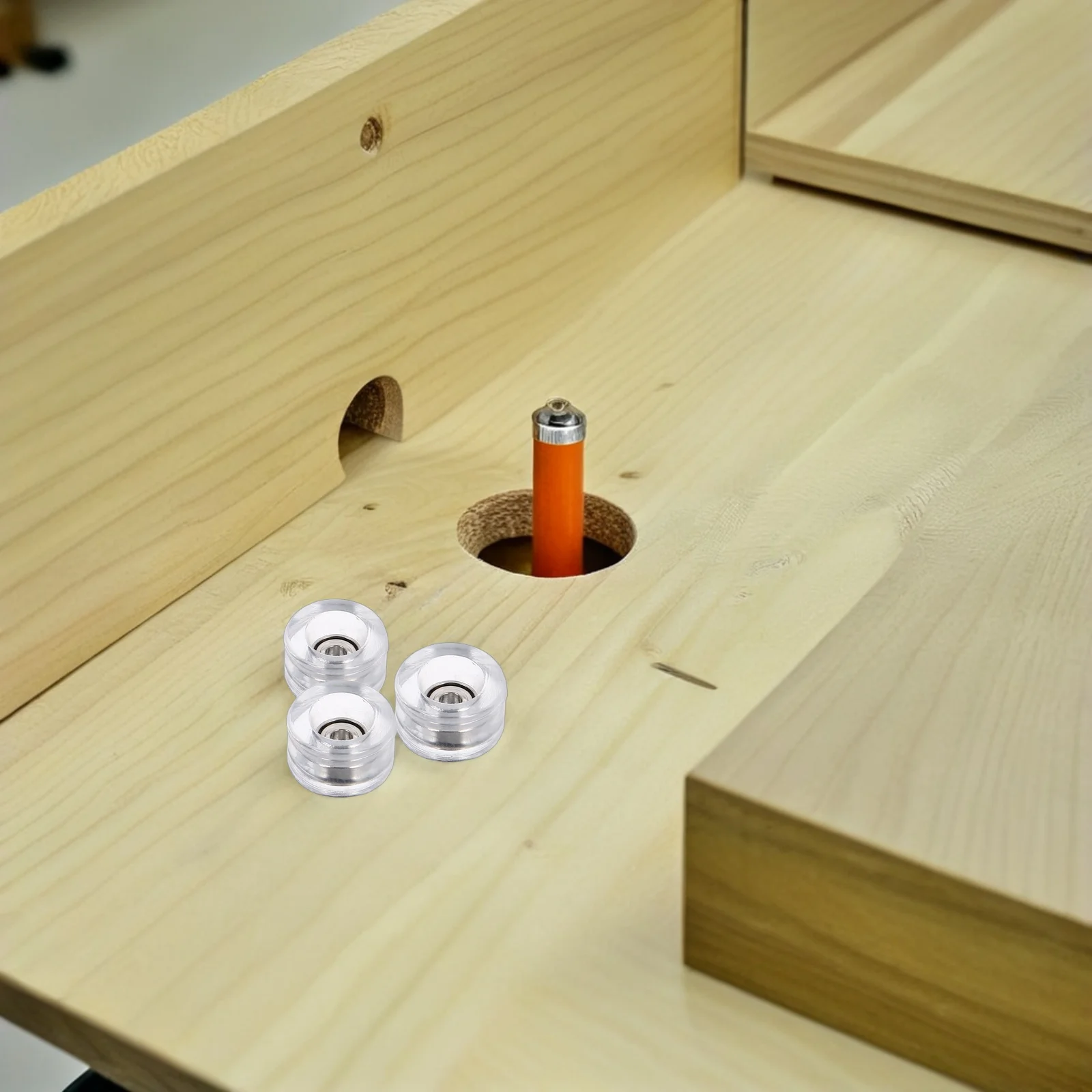 Ruote da skateboard da 4 pezzi Cuscinetti trasparenti ad alta velocità per prestazioni fluide Ruota di ricambio leggera Mini