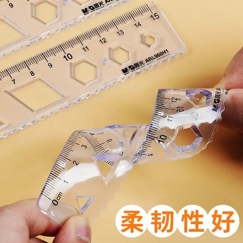 30pcs Clear Soft Ruler 15cm Flexible Transparent Ruler for School Kids School Thing Study Supplies Student Ruler 20cm Stationery