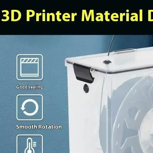 أجزاء طابعة ثلاثية الأبعاد صندوق مجفف خيوط محكم ومقاوم للرطوبة مراقبة في الوقت الحقيقي لأدوات الطابعة ثلاثية الأبعاد حامل صندوق تخزين #2