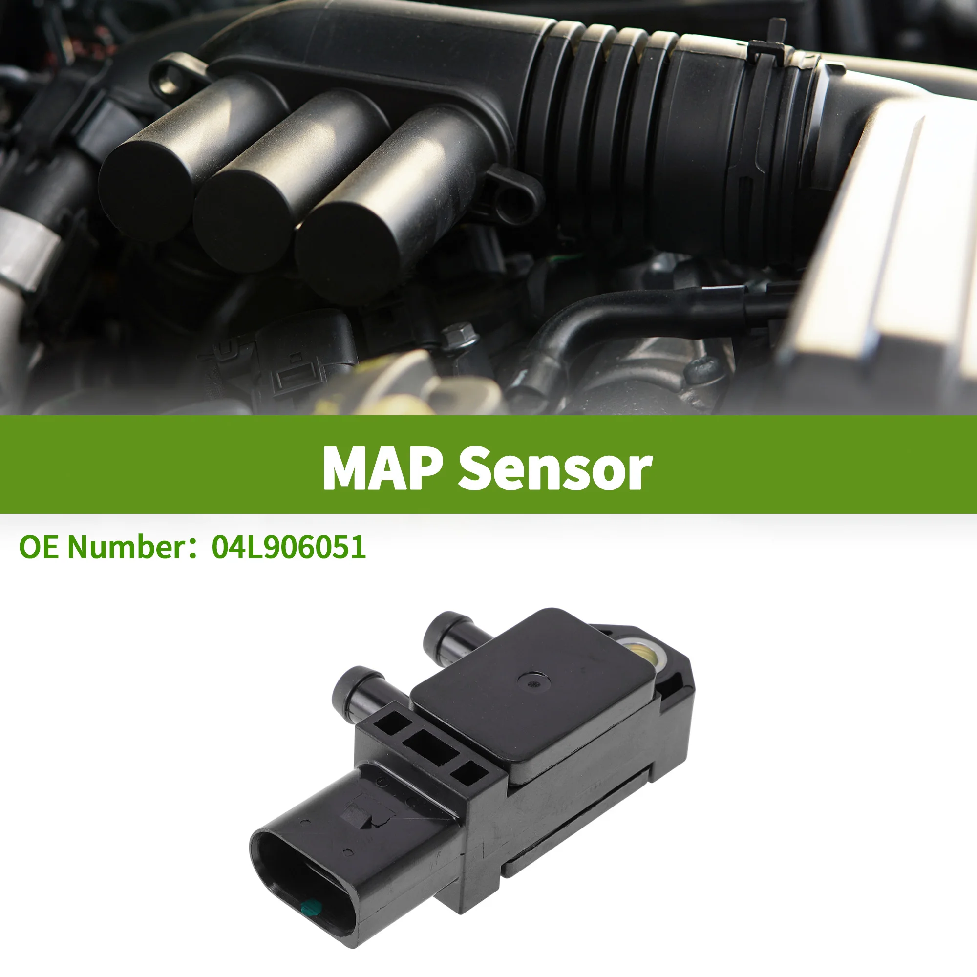 

UXCELL No.04L906051 Датчик абсолютного давления в коллекторе для VOLKSWAGEN Golf VII 1,6