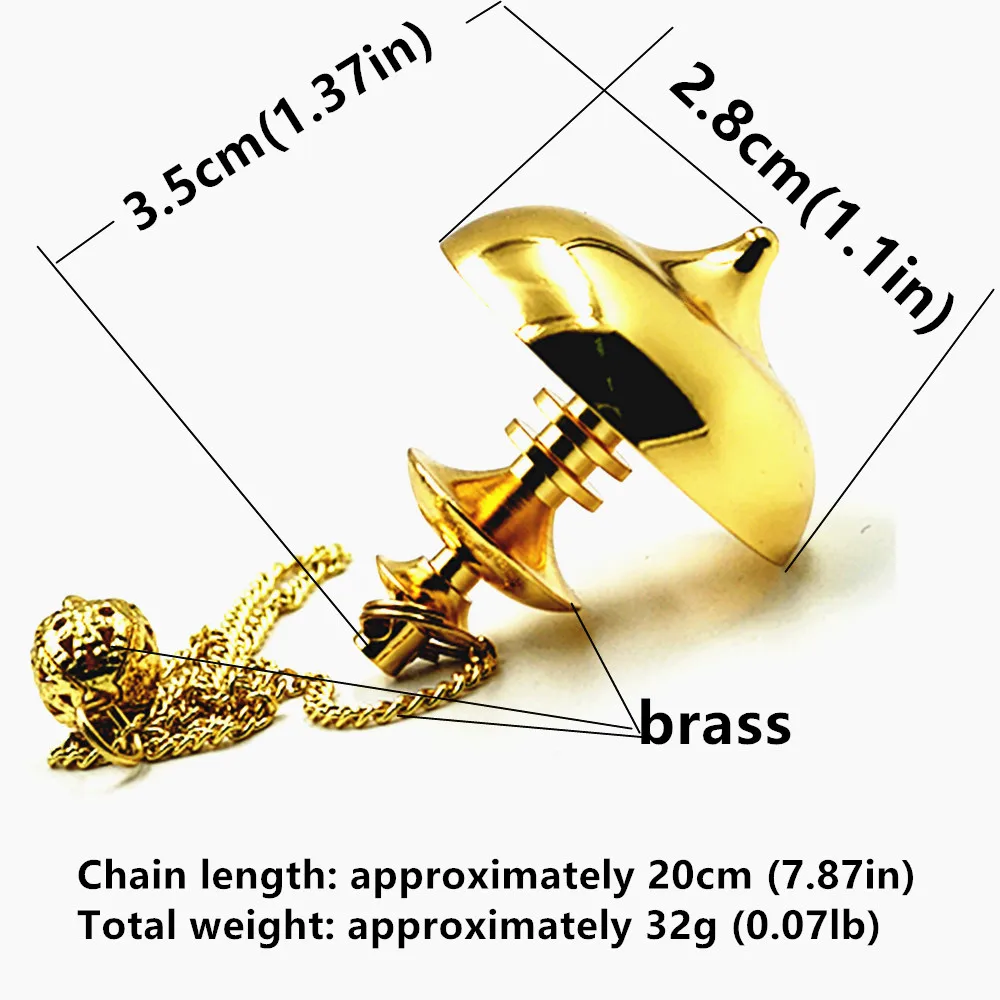 SongLong Brass Metal Pendulum, Pendulum for Divination Dowsing Pendulum Meditation Pendulum, Cone Pendulum Health & Wea