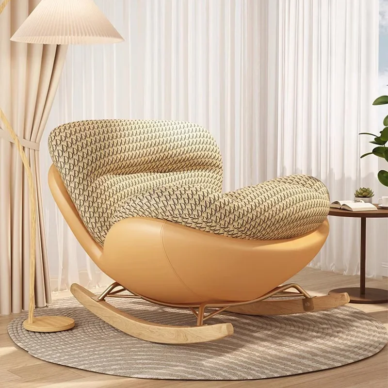 

Home Lounge Chairs Modern Living Room Nordic Rocking Recliner Chair Luxury Bedroom Muebles Para El Hogar Home Decoraction