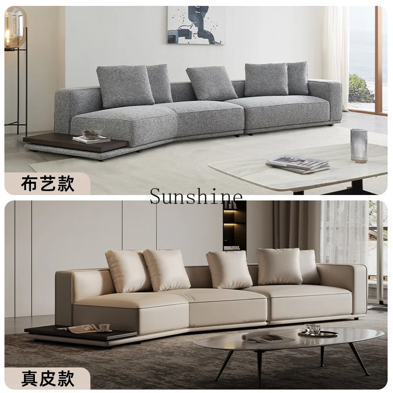 Fabric sofa living room Italian minimalist corner sofa Storage sofa