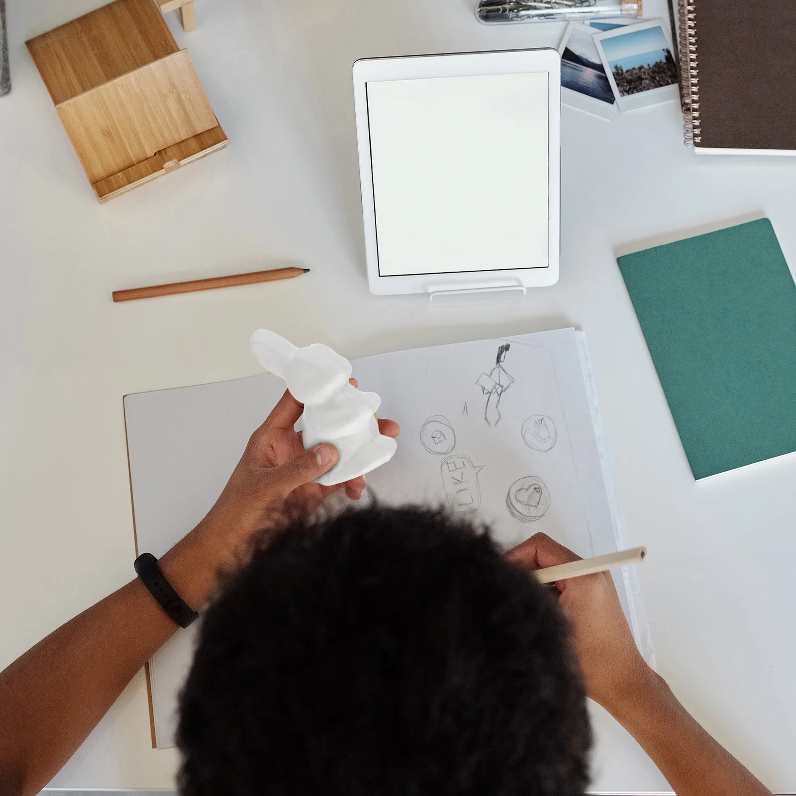 

10Pcs DIY Craft Rabbits Lovely Animal Modeling Decoration for Home Bedroom Car Interior Kids Imagination Stimulating Art