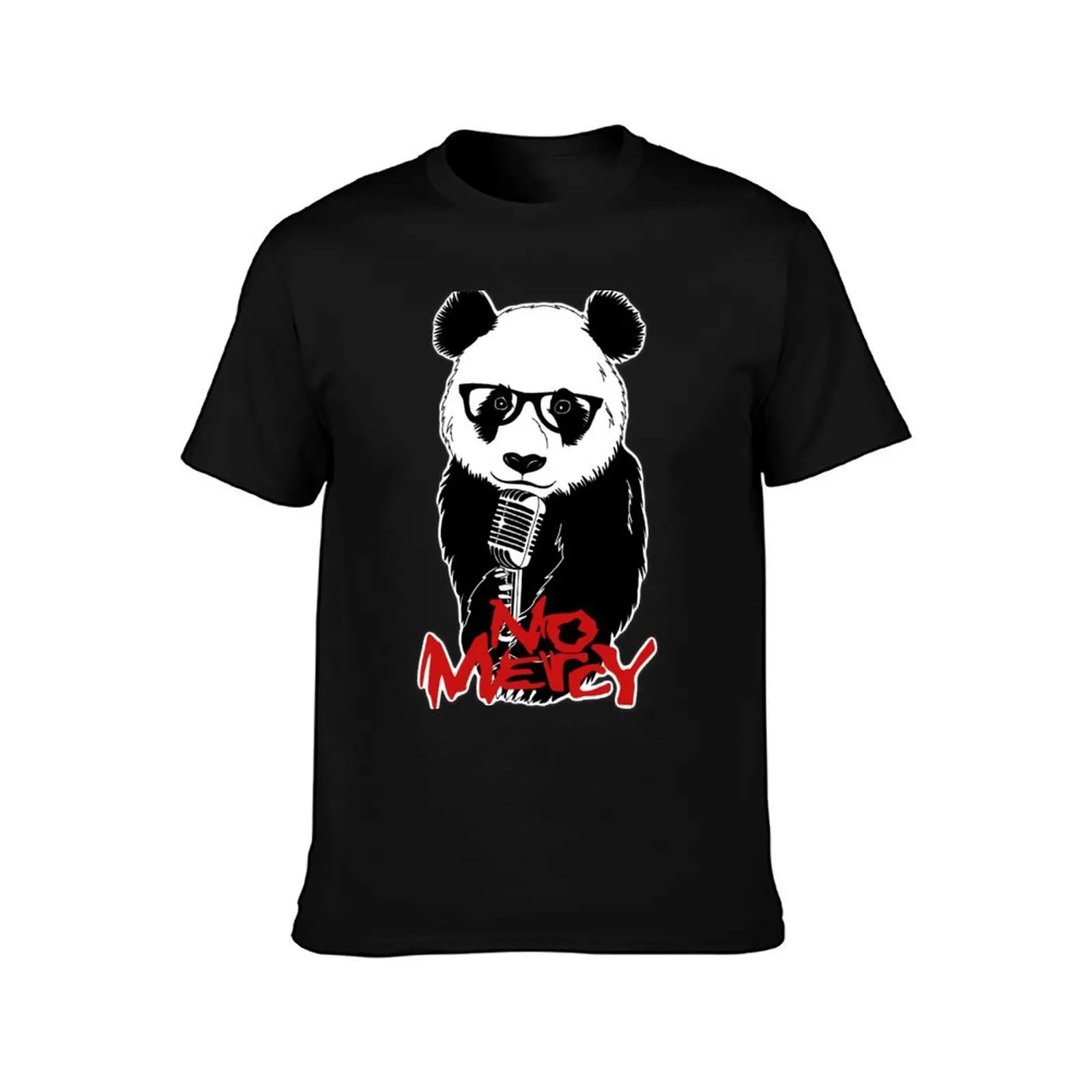no mercy Panda T-Shirt t shirt men 100% cotton luxury brand T-Shirt