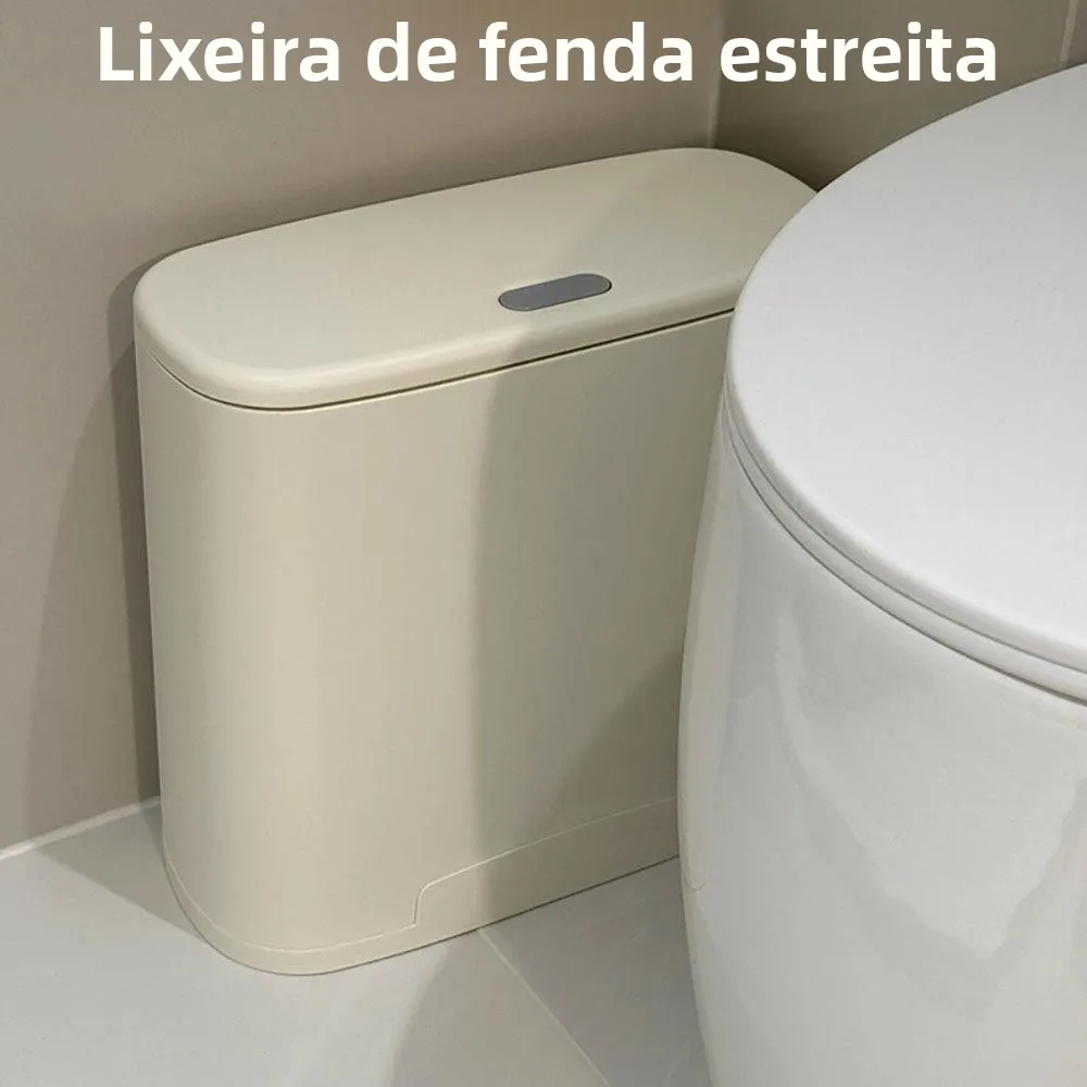 high-end-kitchen-bathroom-toilet-trash-can-pressured-with-lid-long-tub-shape-plastic-body-double-slot-inner-outer-design